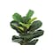 Monarch Specialties Artificial Plant 28" Tall Fiddle Tree, Indoor, Faux, Fake, Floor, Greenery, Potted, Real Touch I 9505 - alternate 3